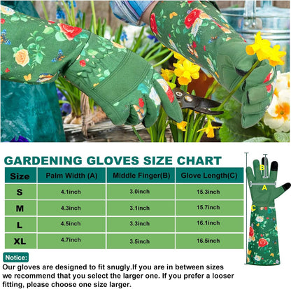 Garden Gloves for Women,Gardening Gloves,Gardening Gift for Lady,Blue,M