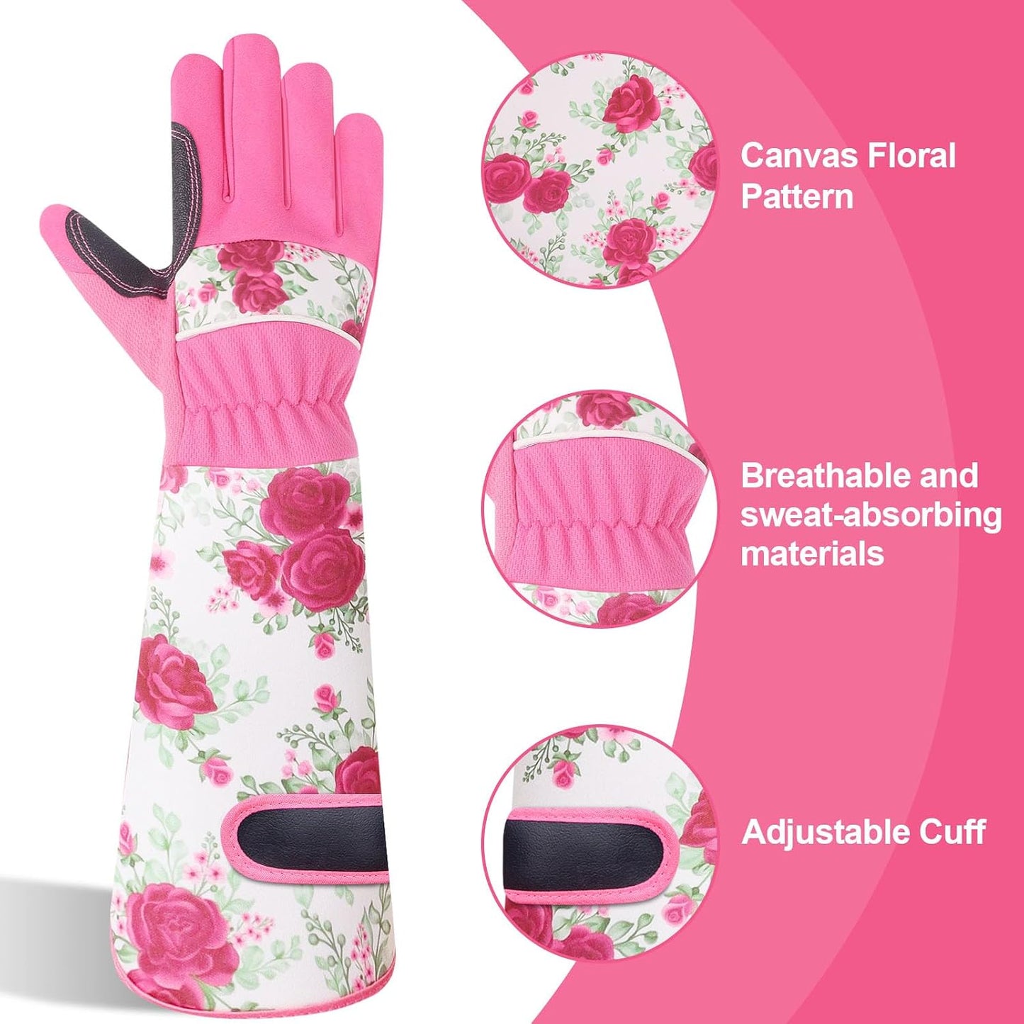 Garden Gloves for Women,Gardening Gloves,Gardening Gift for Lady,Blue,M