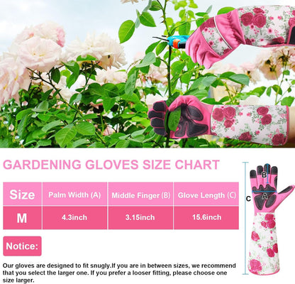 Garden Gloves for Women,Gardening Gloves,Gardening Gift for Lady,Blue,M