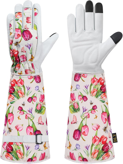 Garden Gloves for Women,Gardening Gloves,Gardening Gift for Lady,Blue,M