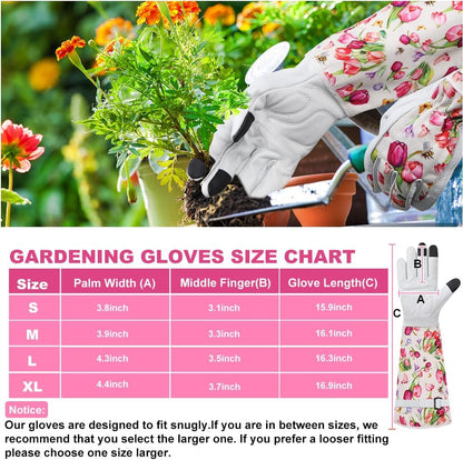 Garden Gloves for Women,Gardening Gloves,Gardening Gift for Lady,Blue,M
