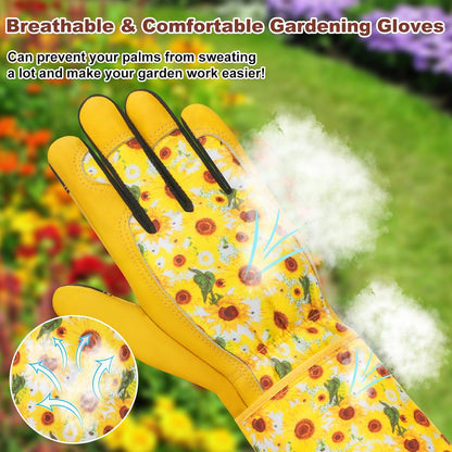 Garden Gloves for Women,Gardening Gloves,Gardening Gift for Lady,Blue,M