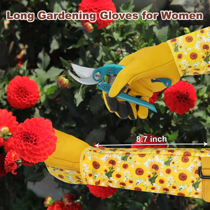 Garden Gloves for Women,Gardening Gloves,Gardening Gift for Lady,Blue,M