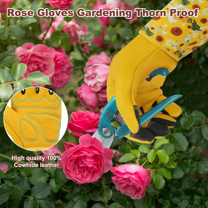 Garden Gloves for Women,Gardening Gloves,Gardening Gift for Lady,Blue,M