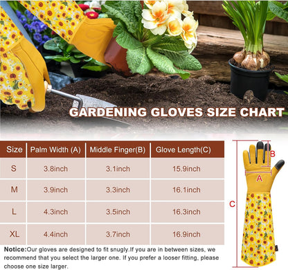 Garden Gloves for Women,Gardening Gloves,Gardening Gift for Lady,Blue,M