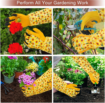 Garden Gloves for Women,Gardening Gloves,Gardening Gift for Lady,Blue,M