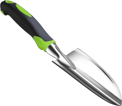 Garden Tool Shovel for Digging Gardening Trowel for Lawn Planting Stainless Steel Spade Wooden Handle Anti Slippery
