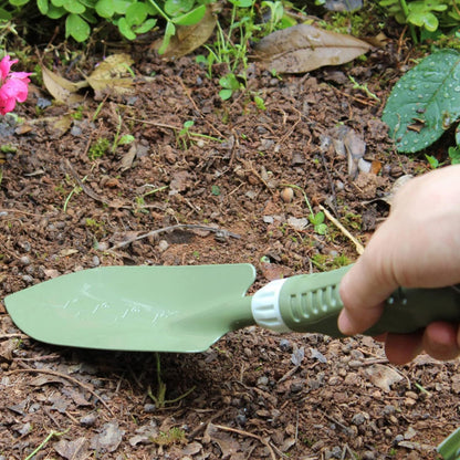 Garden Tool Shovel for Digging Gardening Trowel for Lawn Planting Stainless Steel Spade Wooden Handle Anti Slippery