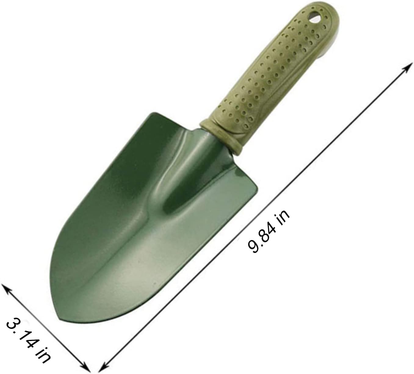 Garden Tool Shovel for Digging Gardening Trowel for Lawn Planting Stainless Steel Spade Wooden Handle Anti Slippery