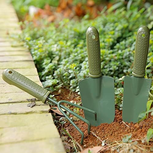 Garden Tool Shovel for Digging Gardening Trowel for Lawn Planting Stainless Steel Spade Wooden Handle Anti Slippery