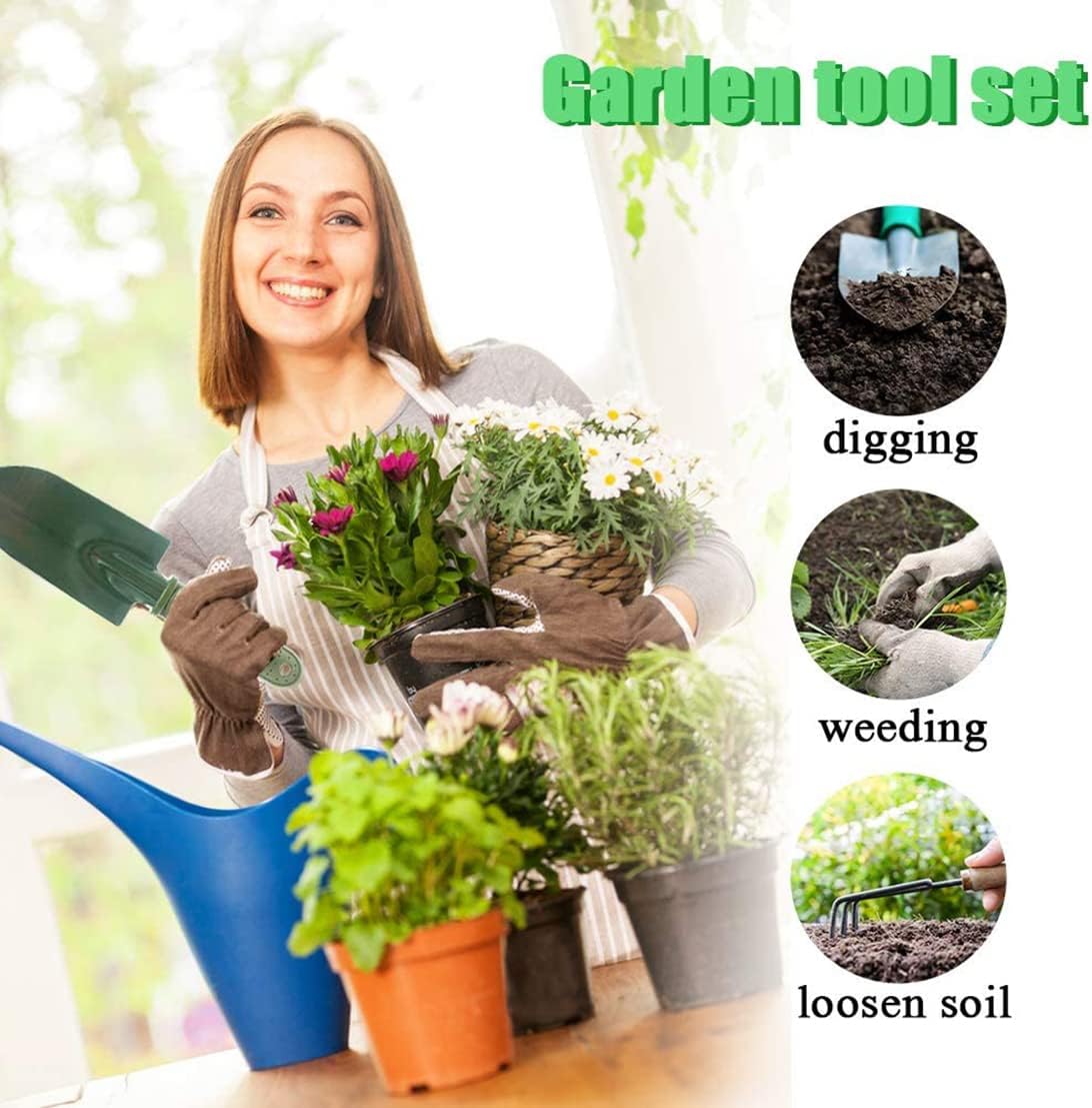 Garden Tool Shovel for Digging Gardening Trowel for Lawn Planting Stainless Steel Spade Wooden Handle Anti Slippery