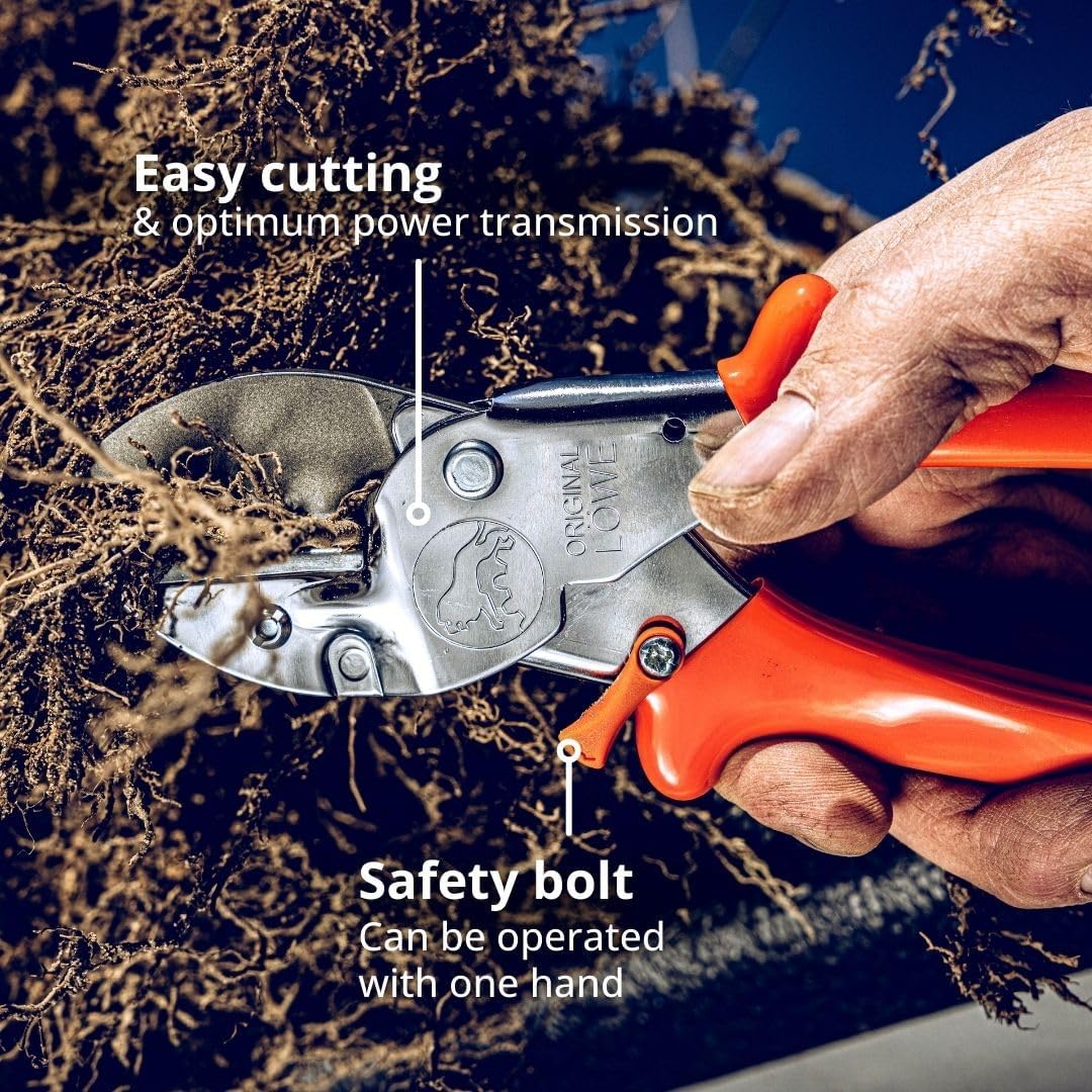 Professional Anvil Pruner Garden Tools 1.104 | Robust & Sharp Hedge Trimmer | Use As Pruners, Garden Shears, Heavy Duty Handheld, Pruning Shears for Gardening | Made in Germany