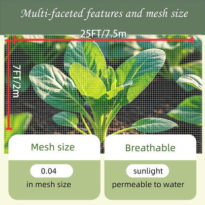 Garden Netting, 10x50FT Ultra Fine, Gardening Mesh Netting, Mosquito Net, Garden Netting for Raised Beds, Plant Covers, for Vegetable Plants, Fruits, Flowers, Crops