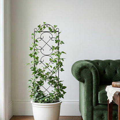 Thealyn 4 Pack 48" x 12.5" Metal Trellis for Potted Plants and Planters