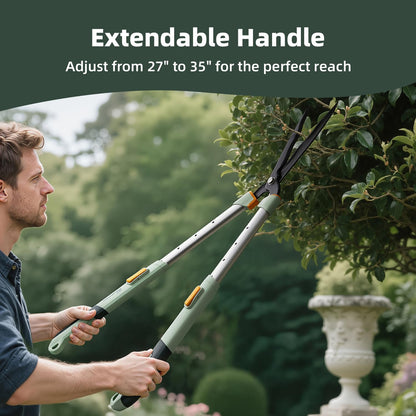 ® Extendable Hedge Shears Lightweight Ultra Sharp Blade for Bushes
