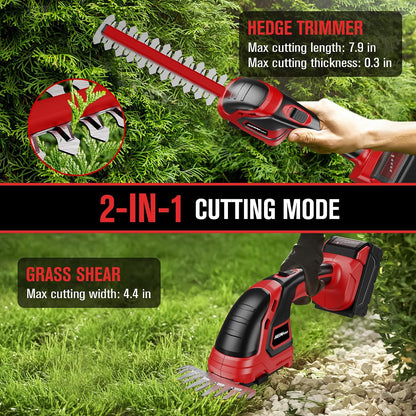 Cordless Hedge Trimmer Compatible with Milwaukee M18 Battery