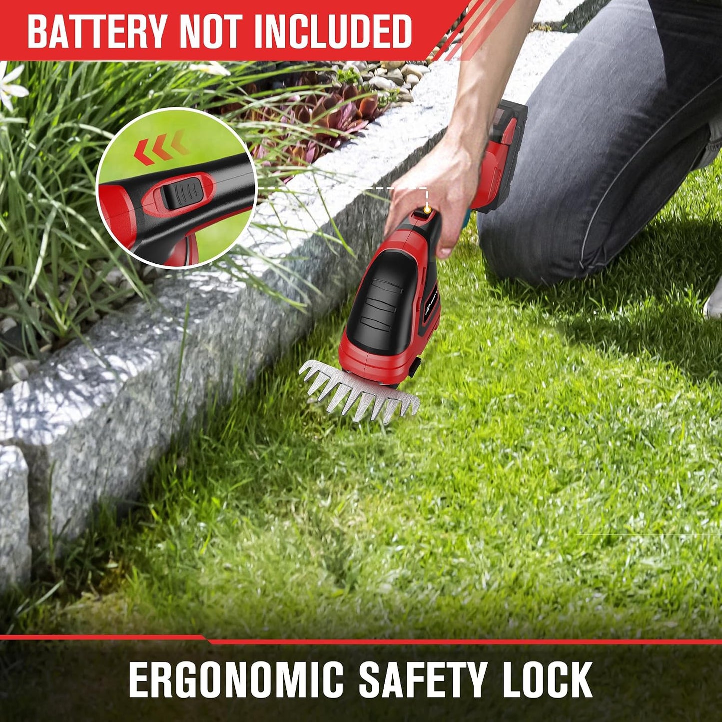 Cordless Hedge Trimmer Compatible with Milwaukee M18 Battery