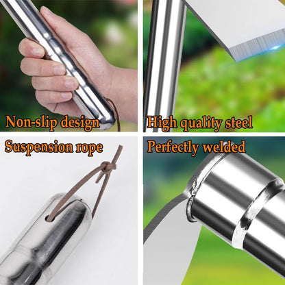 Gardening Hoe, 2 in 1 Shovel and Pickaxe, Digging Hoe Garden Tools Heavy Duty Stainless Steel Vegetable Flower Planting Digging Gadget