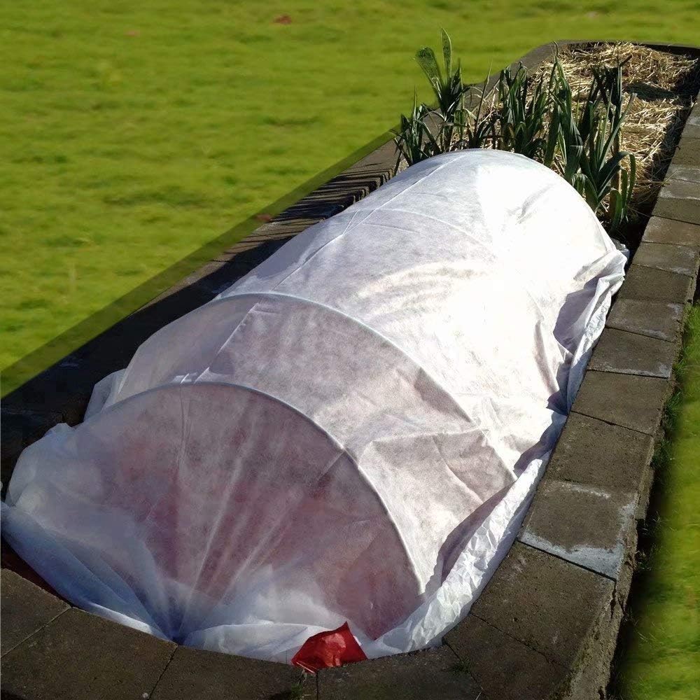 Plant Covers Freeze Protection 0.9oz,5'*50' Frost Blankets for Plants Plant Frost Protection Covers Garden Winter Frost Pests Protection,White