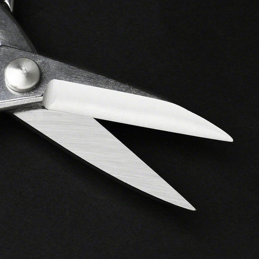 Wazakura Stainless Steel Series Traditional Bonsai Scissors, Made in Japan 7 in (180 mm), Hasami Pruning Shears, Professional Garden Tools (Traditional Stainless Steel)