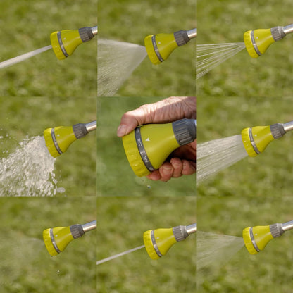 15" Watering Wand, 8 Spray Patterns, Thumb Control