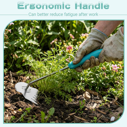 Garden Tools,Weeder Tool,Adopting Ergonomic Handle Design,Weeding Tools,6 Tooth Garden Weed Pulling Tool,Weed Puller Tool Suitable for Farm Planting,Gardening