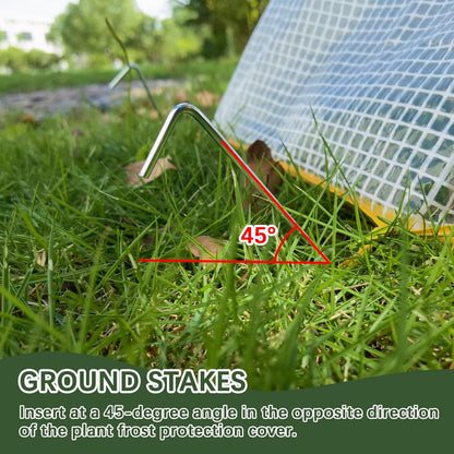 47.2" *14.6" *13.4" Foldable Garden Accelerator Plants Cover Freeze Protection for Raised Bed, Mini Greenhouse Cover with Two Air Hole, Frost Cover for Plant Vegetable Seedling Protector