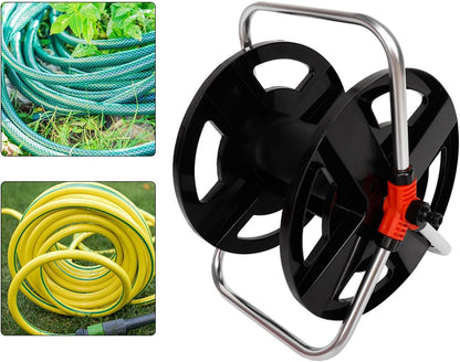 Garden Hose Reel Cart Hold Up to 115ft Portable Water Hose Reel