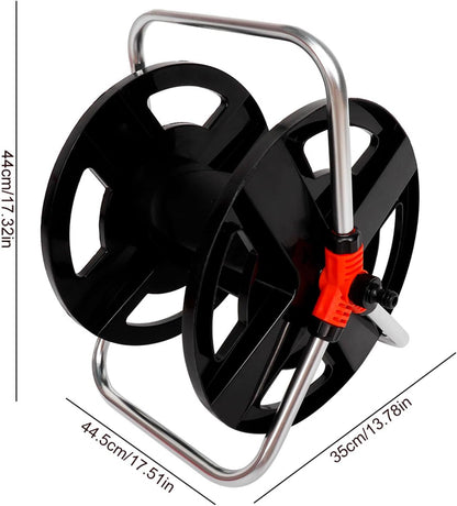 Garden Hose Reel Cart Hold Up to 115ft Portable Water Hose Reel