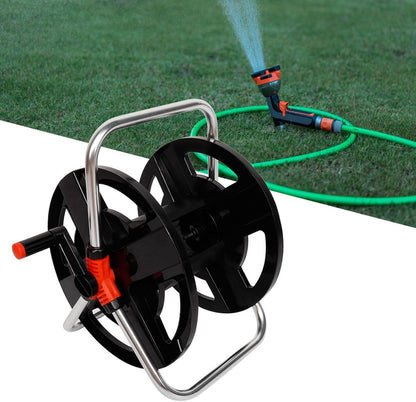 Garden Hose Reel Cart Hold Up to 115ft Portable Water Hose Reel
