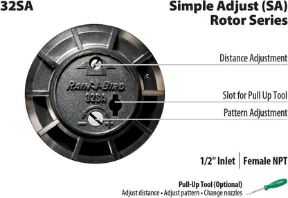 32SA/4PKS Gear Drive Rotor, Full Circle, 19-32 Feet, 4-Pack