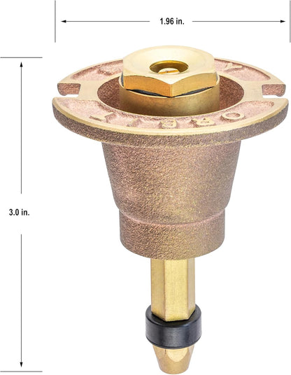 5-Pack 54070 Brass Pop-Up Flush Head Sprinkler with Full Pattern Spray Nozzle