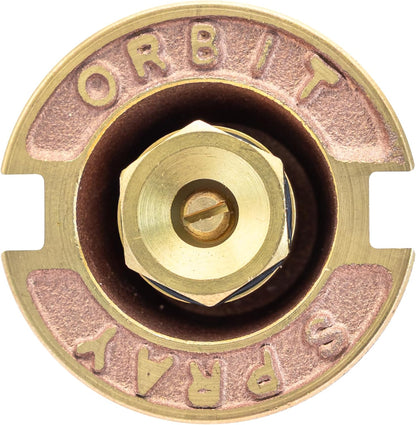 5-Pack 54070 Brass Pop-Up Flush Head Sprinkler with Full Pattern Spray Nozzle