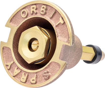 5-Pack 54070 Brass Pop-Up Flush Head Sprinkler with Full Pattern Spray Nozzle