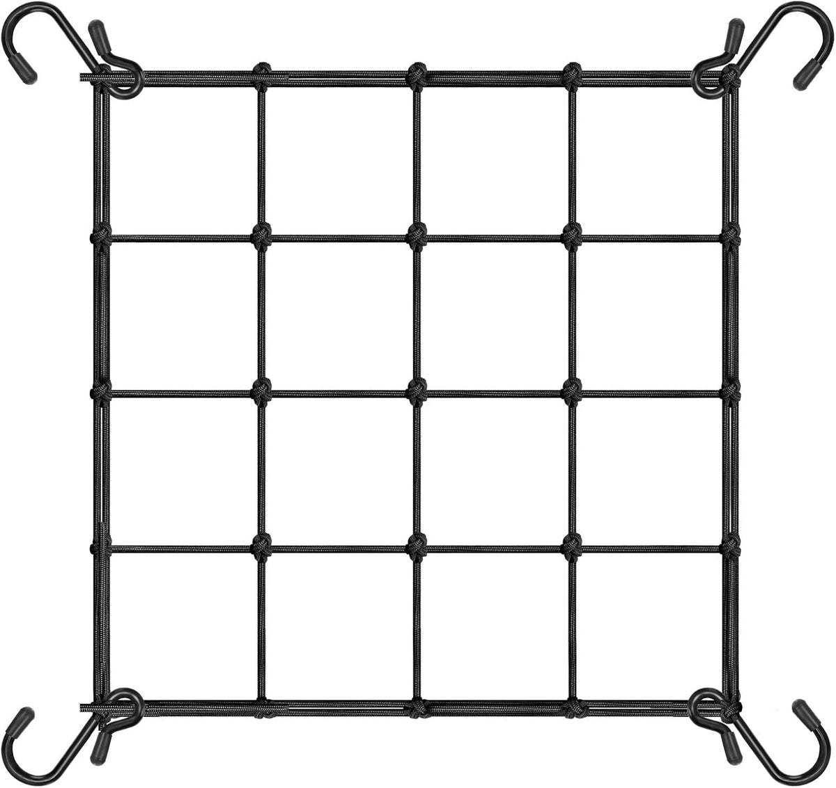 5 x 5Ft. Elastic Trellis Netting with 4 Hooks for Climbing Plants, Vegetables, Fruits, and Flowers, 1-Pack