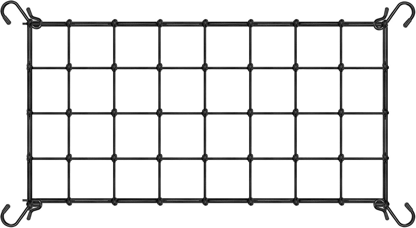 5 x 5Ft. Elastic Trellis Netting with 4 Hooks for Climbing Plants, Vegetables, Fruits, and Flowers, 1-Pack