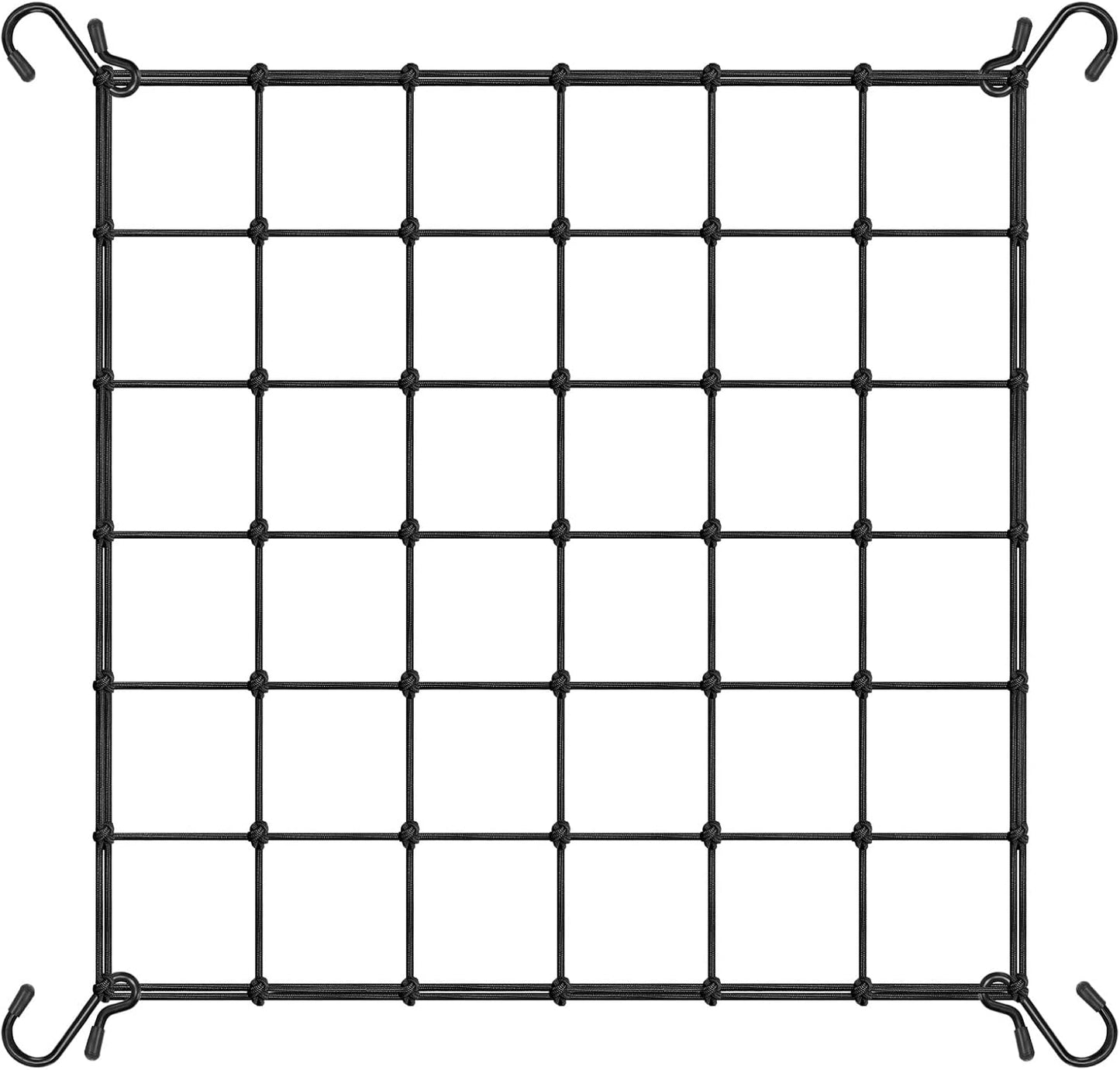 5 x 5Ft. Elastic Trellis Netting with 4 Hooks for Climbing Plants, Vegetables, Fruits, and Flowers, 1-Pack