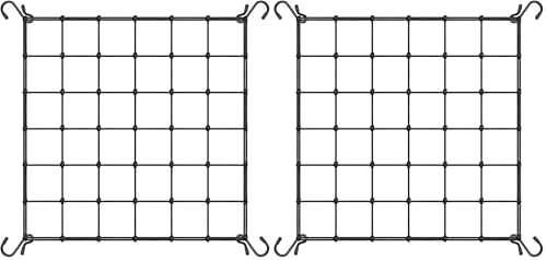 5 x 5Ft. Elastic Trellis Netting with 4 Hooks for Climbing Plants, Vegetables, Fruits, and Flowers, 1-Pack