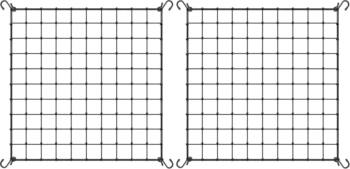 5 x 5Ft. Elastic Trellis Netting with 4 Hooks for Climbing Plants, Vegetables, Fruits, and Flowers, 1-Pack