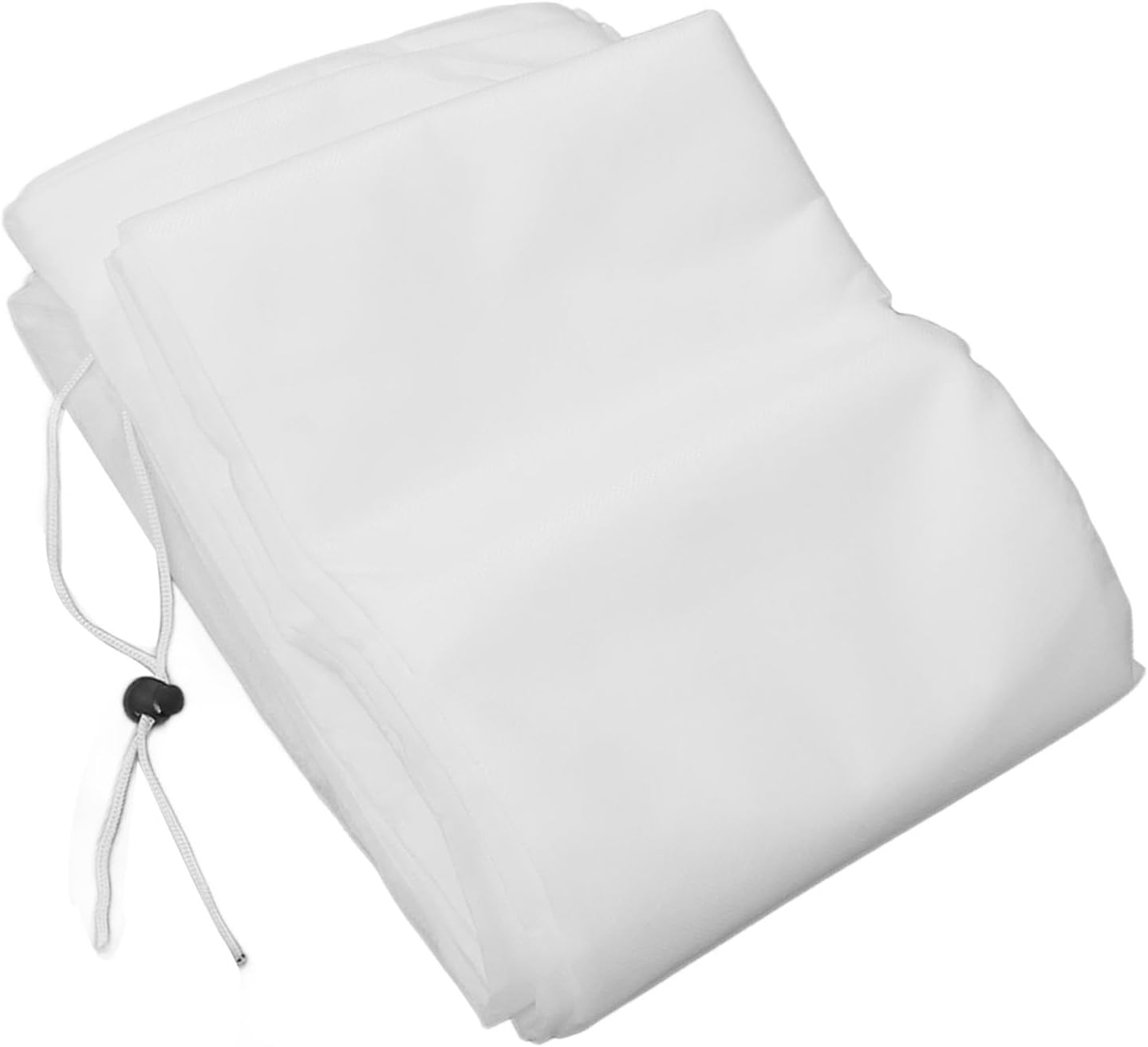 Winter Frost Plant Tree Protection Bags, White Garden Shrubs Plant Cover Winter Warm Heat Preservation Floating Row Cover Frost Cloth Blanket with Drawstring for(80x100cm/31.5x39.4in-White)