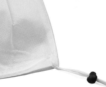 Winter Frost Plant Tree Protection Bags, White Garden Shrubs Plant Cover Winter Warm Heat Preservation Floating Row Cover Frost Cloth Blanket with Drawstring for(80x100cm/31.5x39.4in-White)