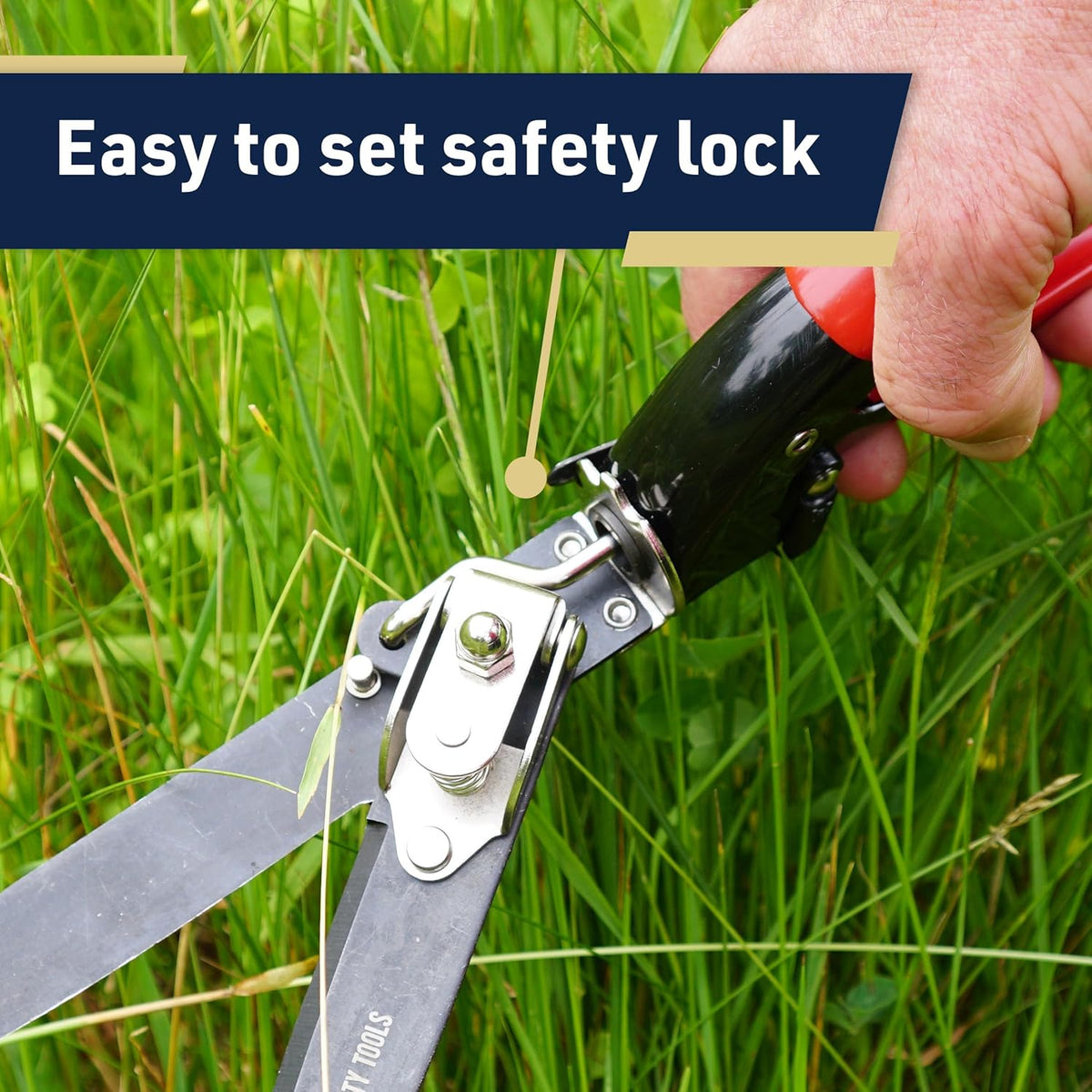 Grass Shears - Garden Clippers with Rotating Handle