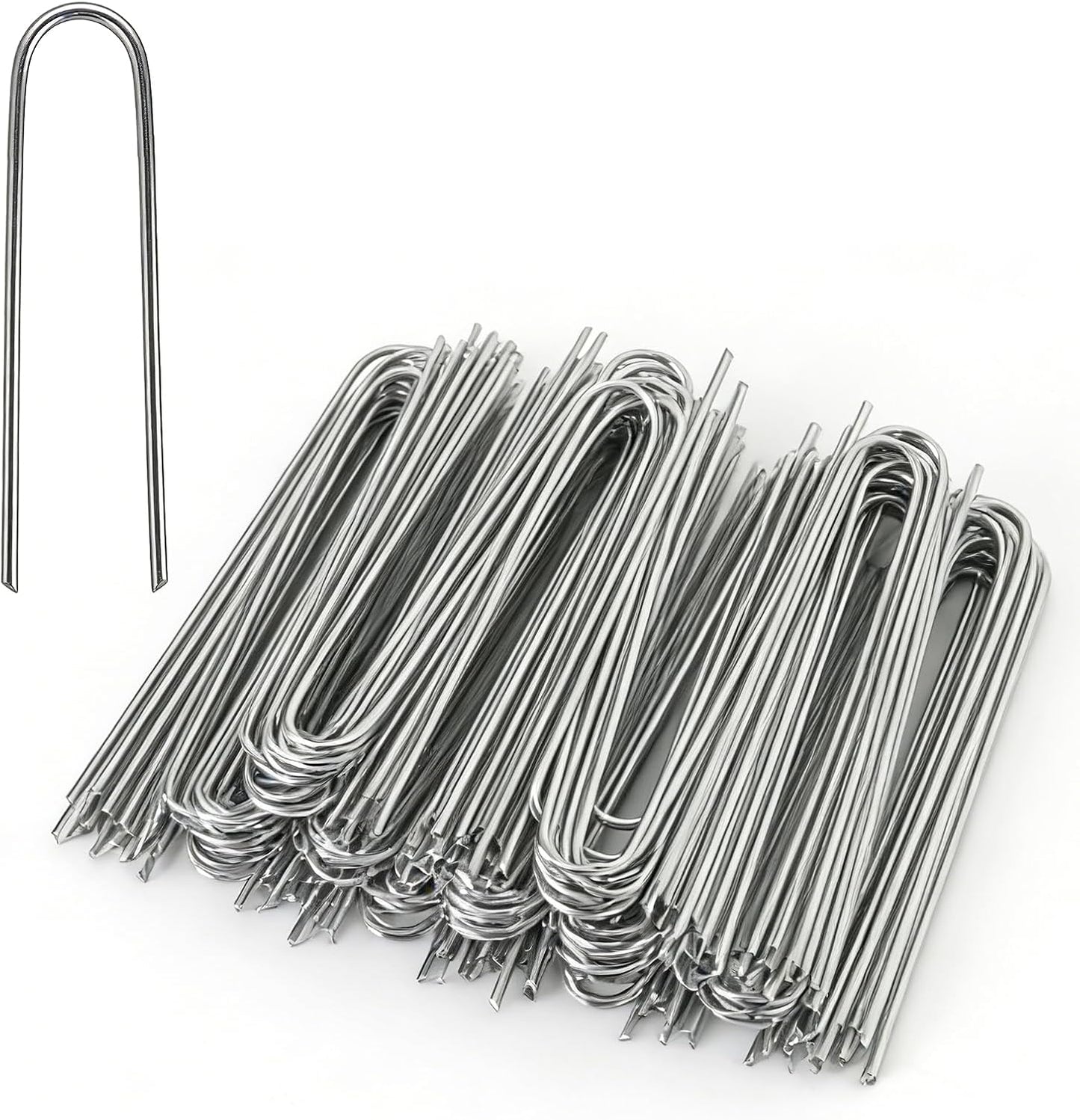 200 Pack 4 Inch Garden Stakes Galvanized Drip Irrigation Stakes