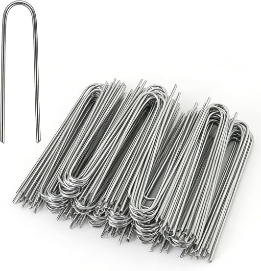 200 Pack 4 Inch Garden Stakes Galvanized Drip Irrigation Stakes