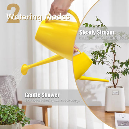 60 oz Watering Can, Small Watering Can for Indoor Plants with Long Spout