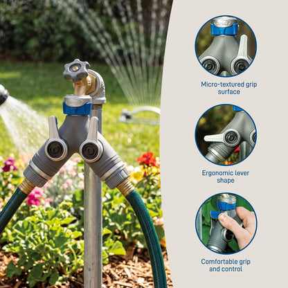Elevated 2-Way Shut-Off Hose Y Adapter, 28294