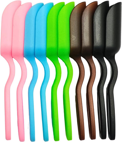 10Pcs Mini Shovel,Plastic Mini Gardening Shovel Spoons Soil Scoops,Succulent Sand Scoops/Coffee Beans，Small Mini Potting Scoop Plant Flower Cultivation Digging Transplanting Tools (5-Colors)