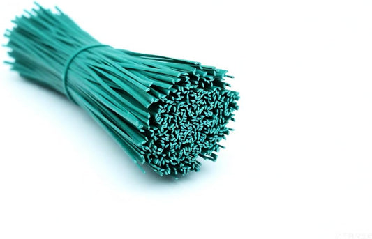360 Pcs,10",Plastic Twist Ties, Garden Plant Twist Tie Cable Tie, Plastic Cable Ties for Bread Candy Bags, Gift Bags (Dark Green,10 Inch)