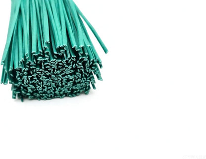 360 Pcs,10",Plastic Twist Ties, Garden Plant Twist Tie Cable Tie, Plastic Cable Ties for Bread Candy Bags, Gift Bags (Dark Green,10 Inch)
