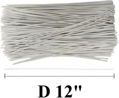 360 Pcs,10",Plastic Twist Ties, Garden Plant Twist Tie Cable Tie, Plastic Cable Ties for Bread Candy Bags, Gift Bags (Dark Green,10 Inch)
